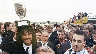 Ruud Gullit was captain of the side as they claimed Euro 88 glory